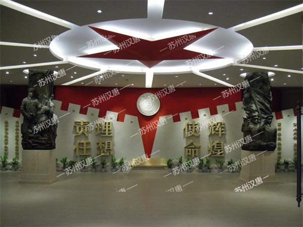 重庆后勤工程学院展厅雕塑